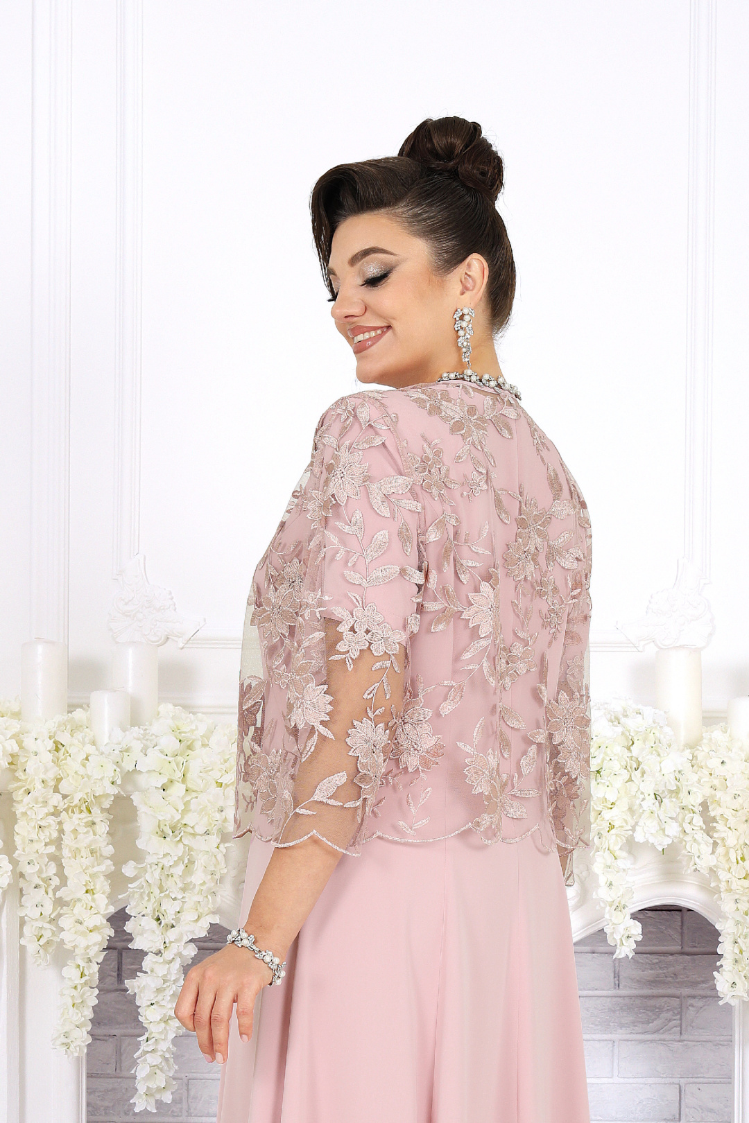 Костюм Ninele 7489 пудровый