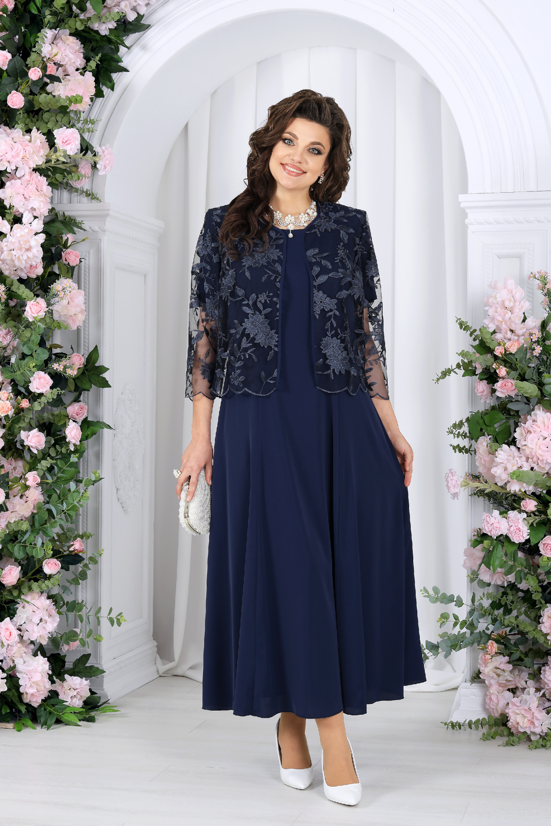 Костюм Ninele 7489 темно синий - фото 1
