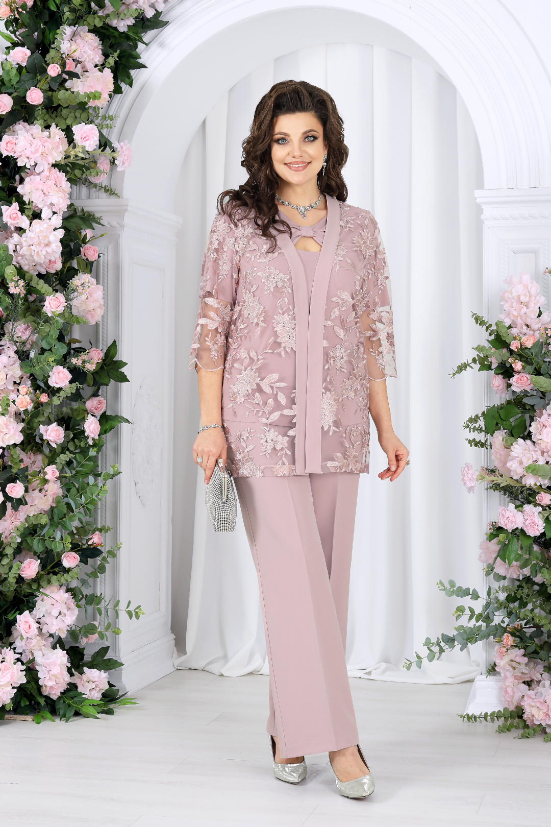Костюм Ninele 7498 пудра - фото 5