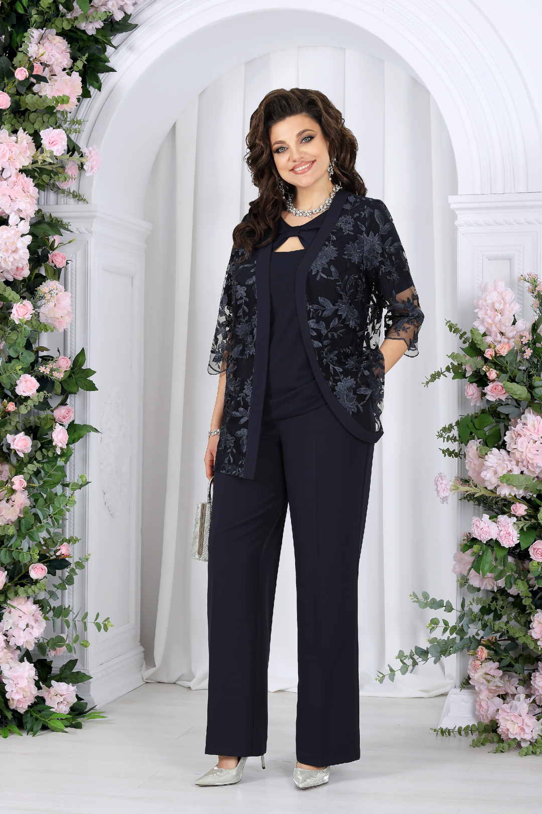 Костюм Ninele 7498 темно-синий - фото 5