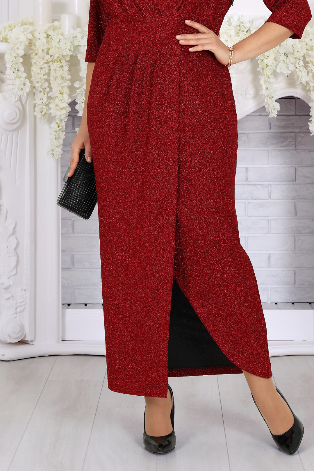 Платье Ninele 7500 красный - фото 6