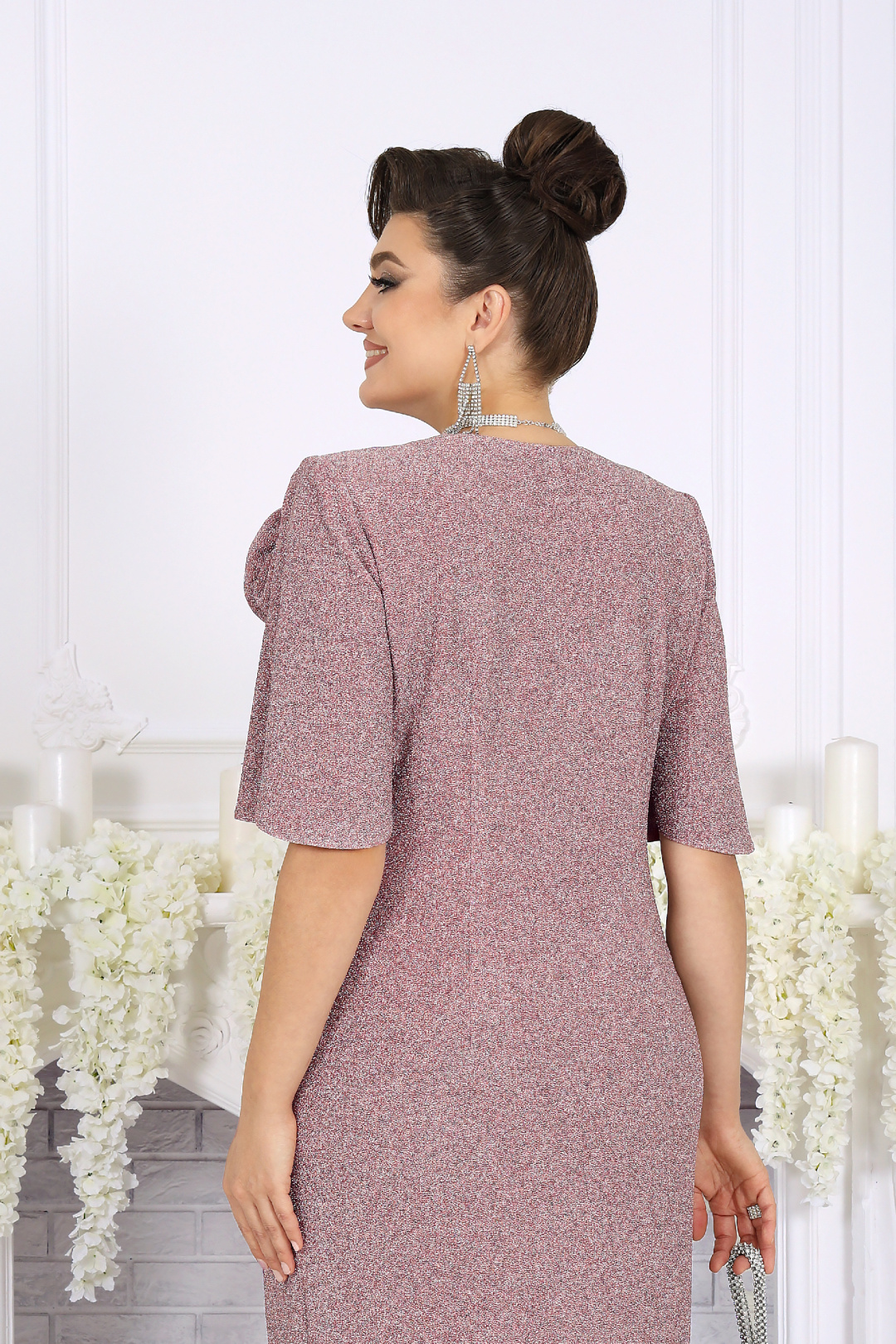 Платье Ninele 7509 пудра