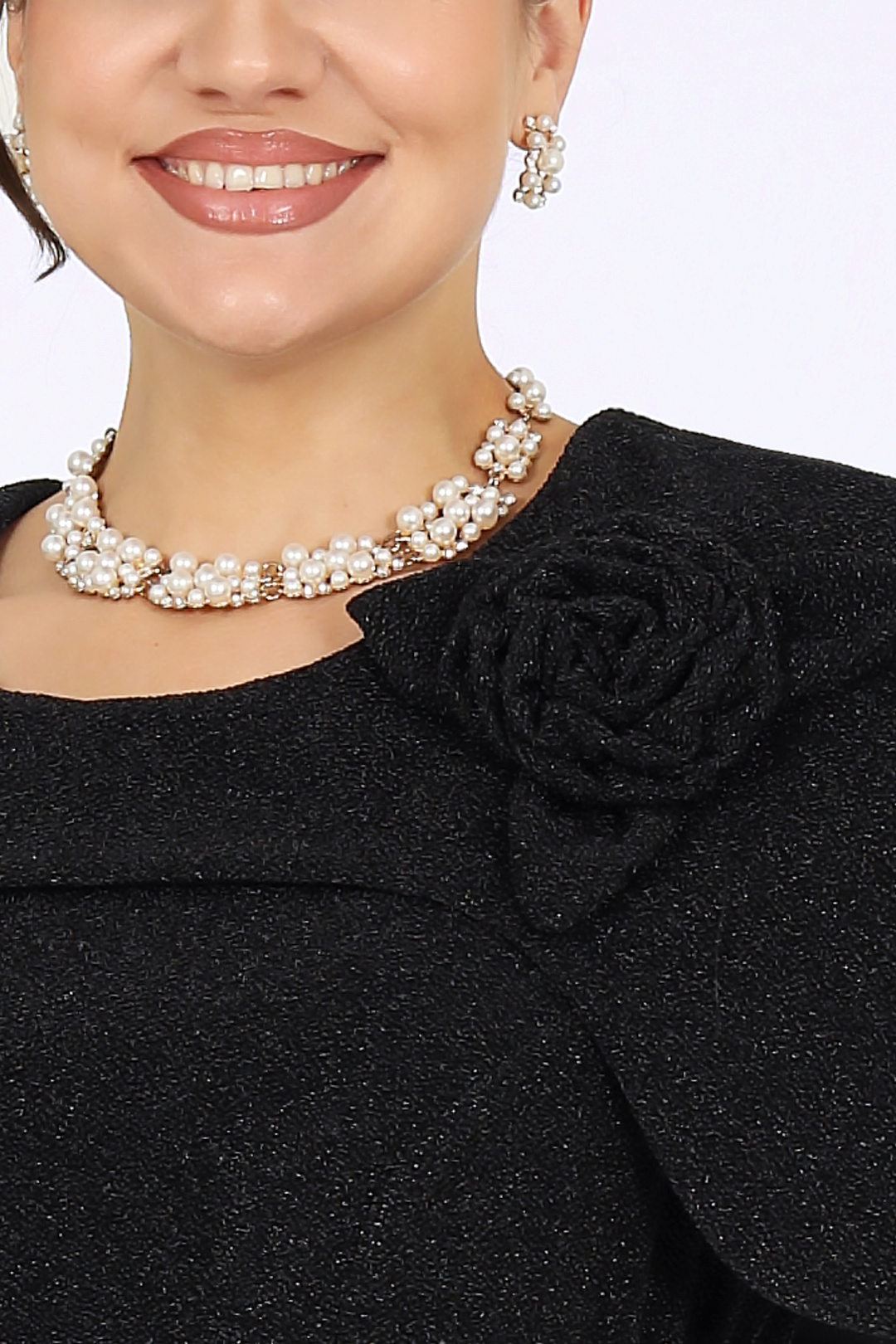 Платье Ninele 7524 черный - фото 5