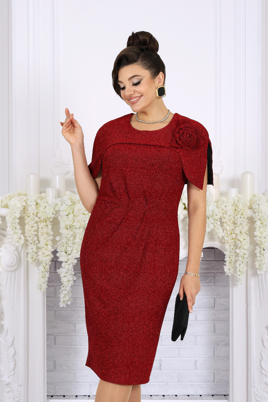 Платье Ninele 7524 красный