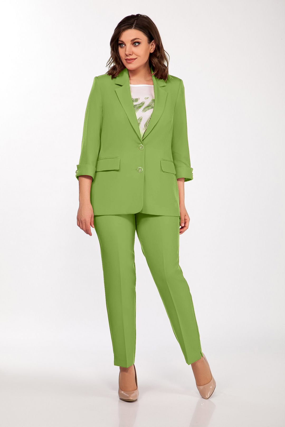 Костюм Ольга Стиль 656 яблоко - фото 4