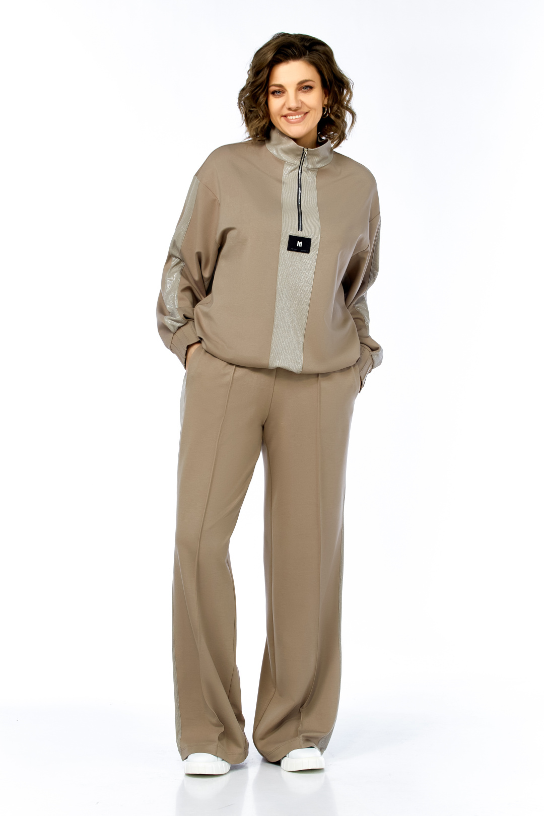 Костюм Ольга Стиль С1001 олива - фото 1