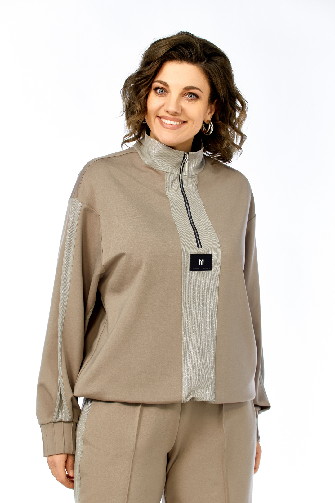 Костюм Ольга Стиль С1001 олива - фото 2