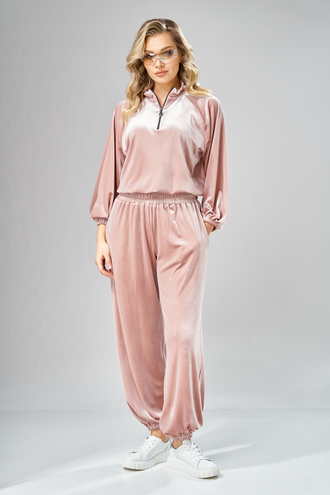 Костюм Ольга Стиль С1004 пудрово-розовый