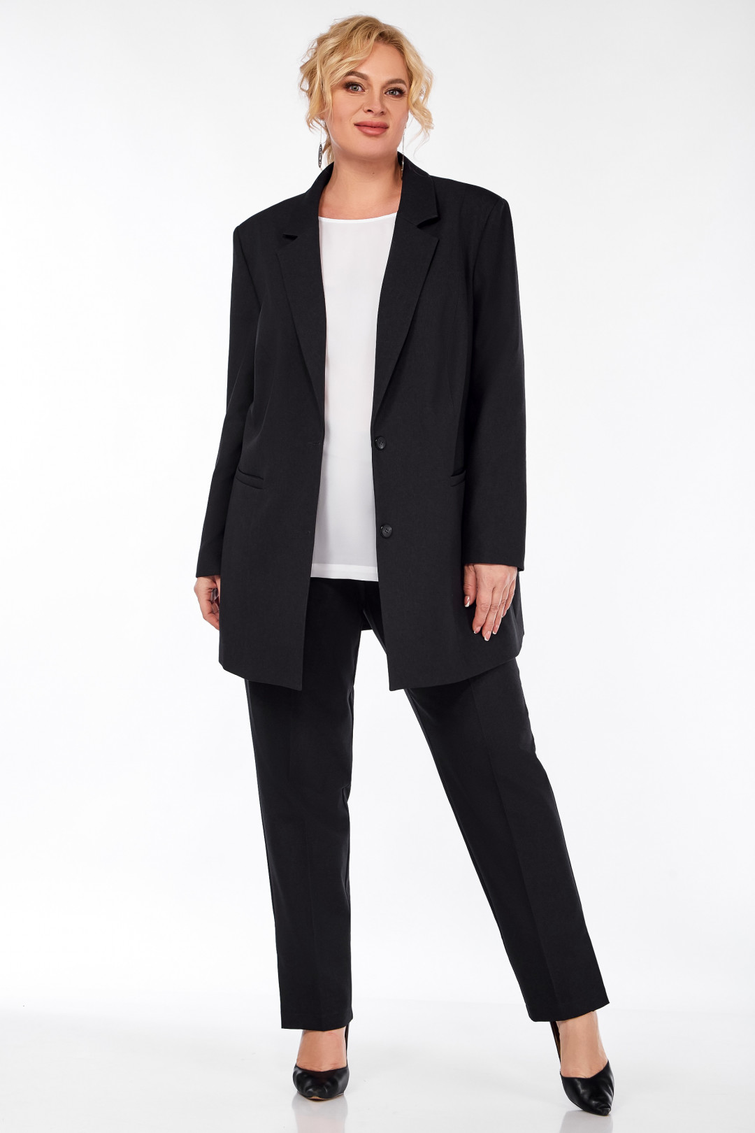 Костюм Ольга Стиль С827 графит - фото 2