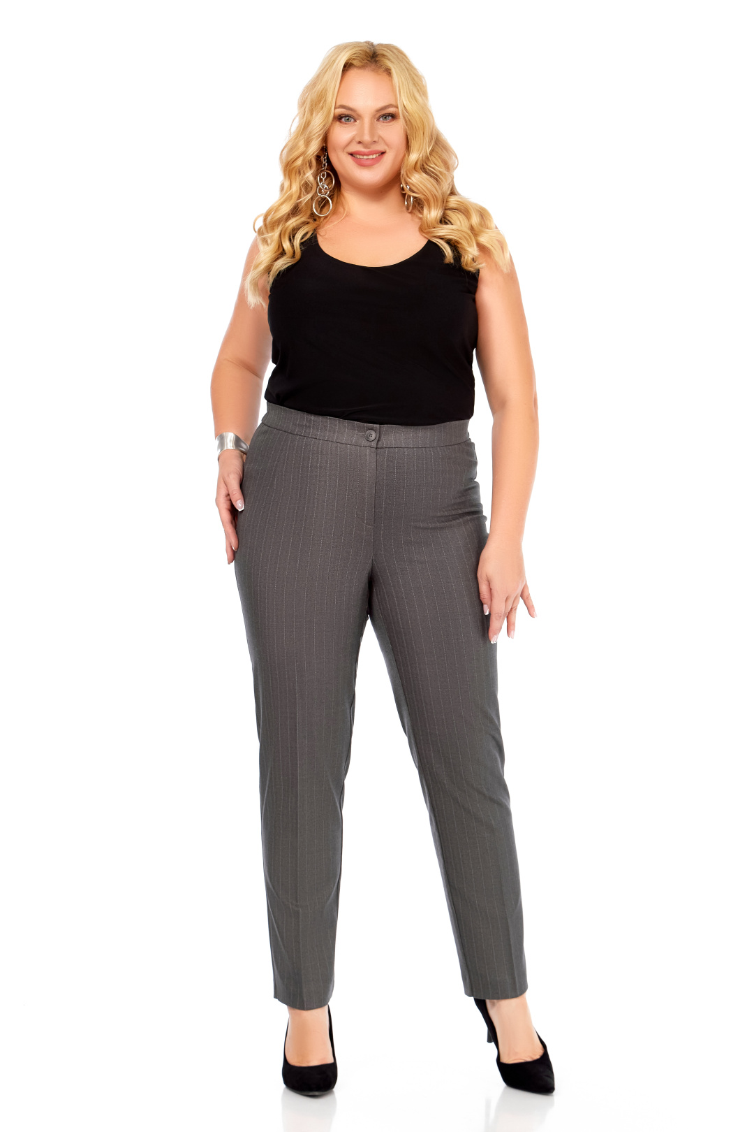 Брюки Ольга Стиль С964 серый