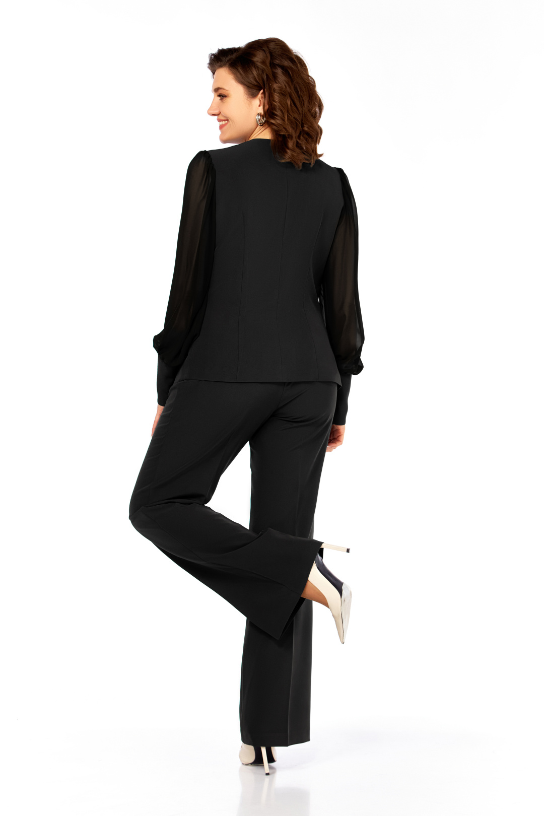 Костюм Ольга Стиль С967 черный - фото 3