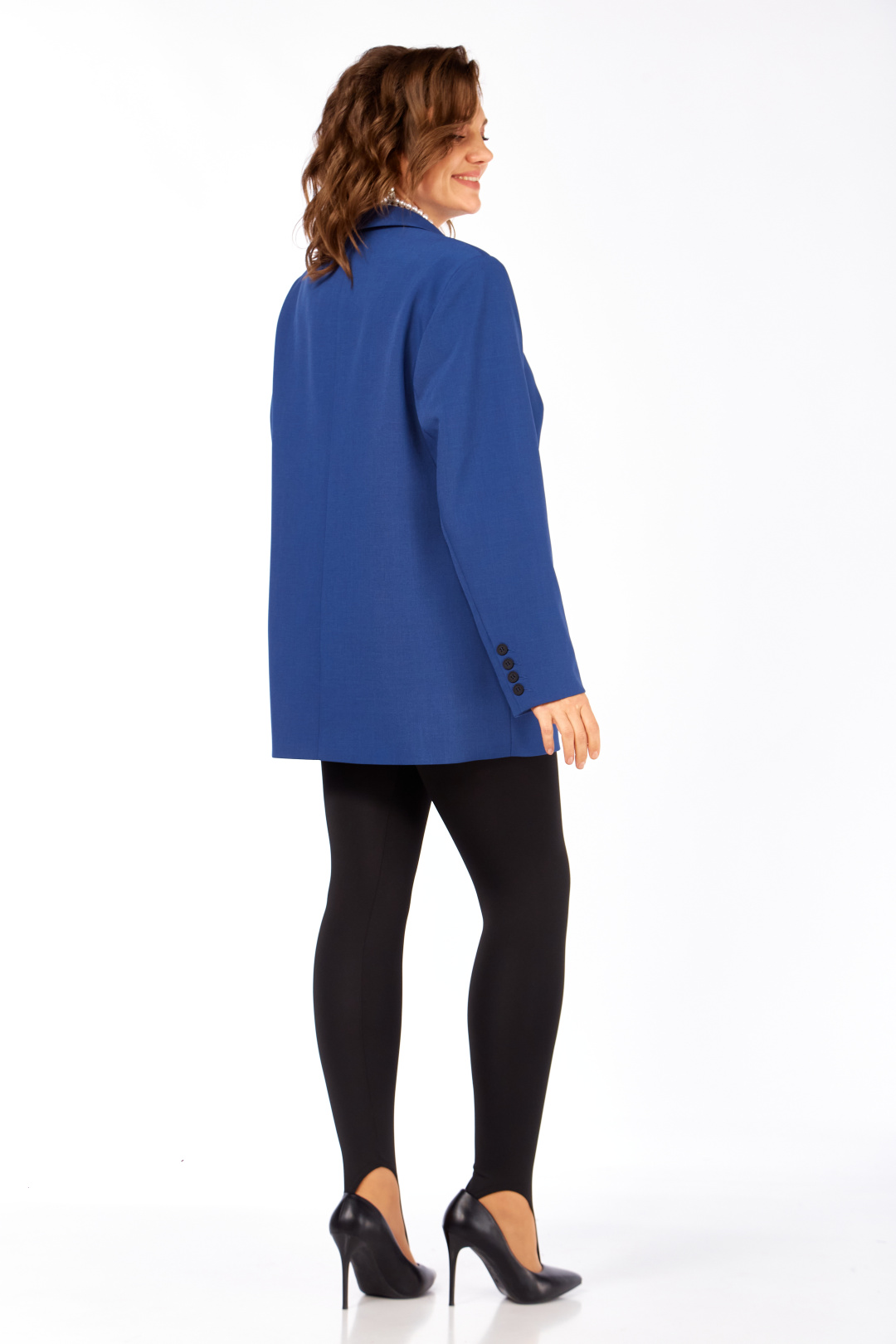 Жакет Ольга Стиль С986 синий - фото 5