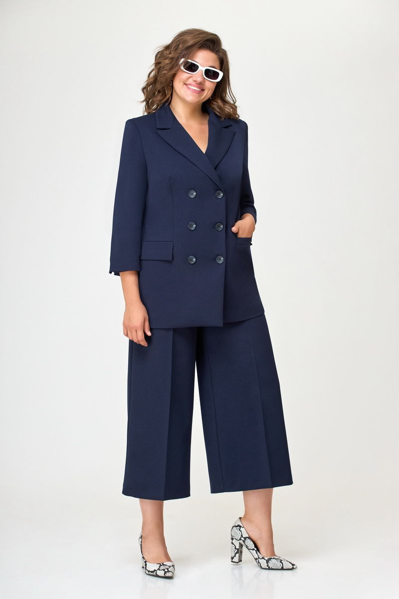 Костюм ОрхидеяЛюкс 1199-2 синий - фото 1