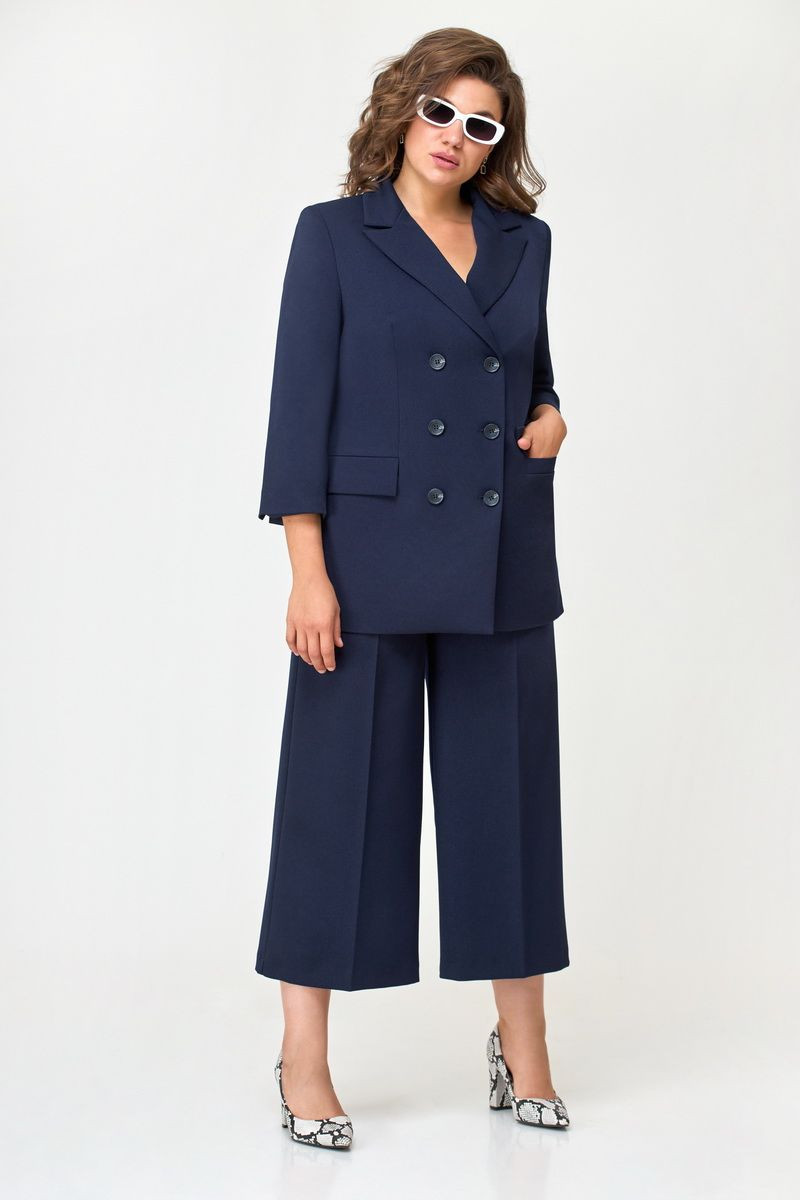 Костюм ОрхидеяЛюкс 1199-2 синий - фото 4