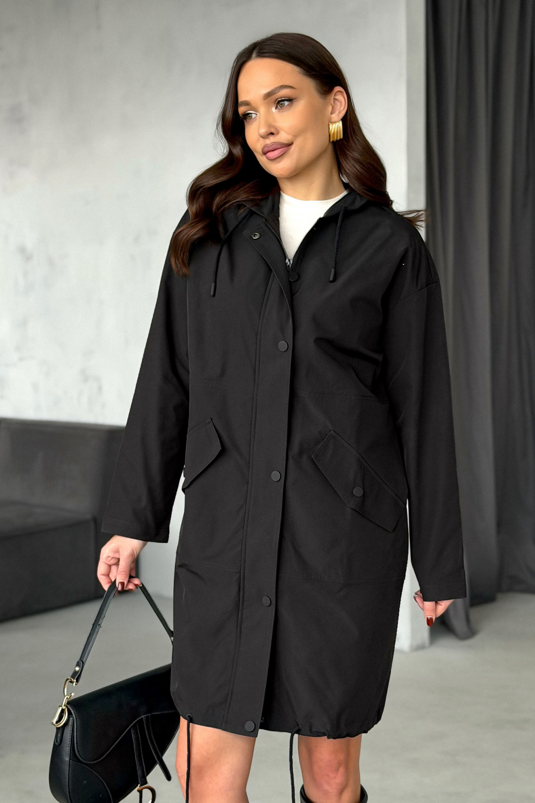 Куртка PRATA wear 032 черный - фото 3