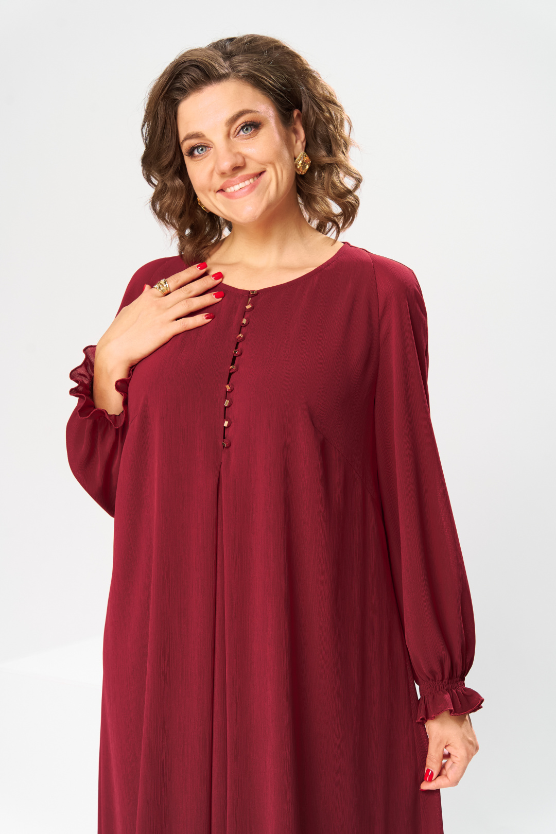 Платье Romanovich Style 1-2070 бордо - фото 6