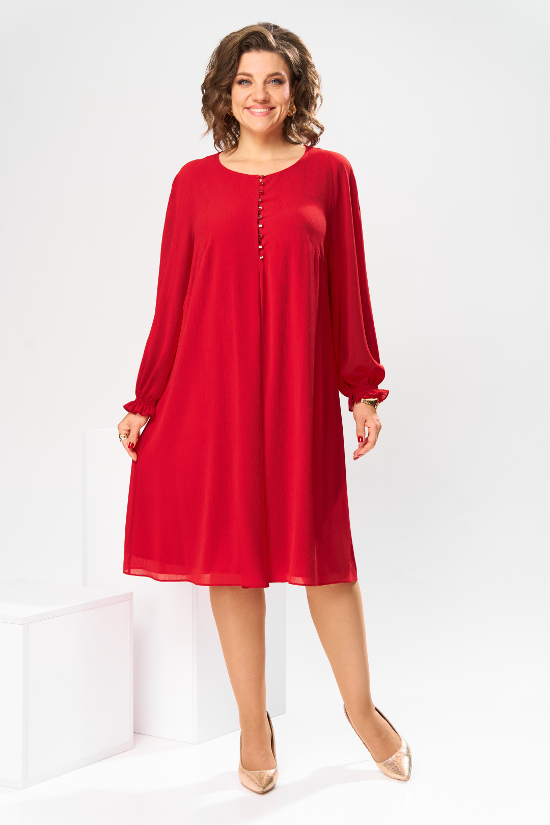 Платье Romanovich Style 1-2070 красный