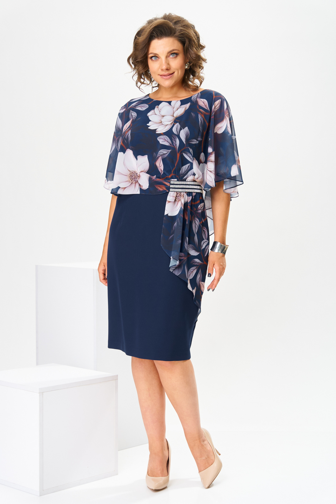 Платье Romanovich Style 1-2371 молочные цветы - фото 2