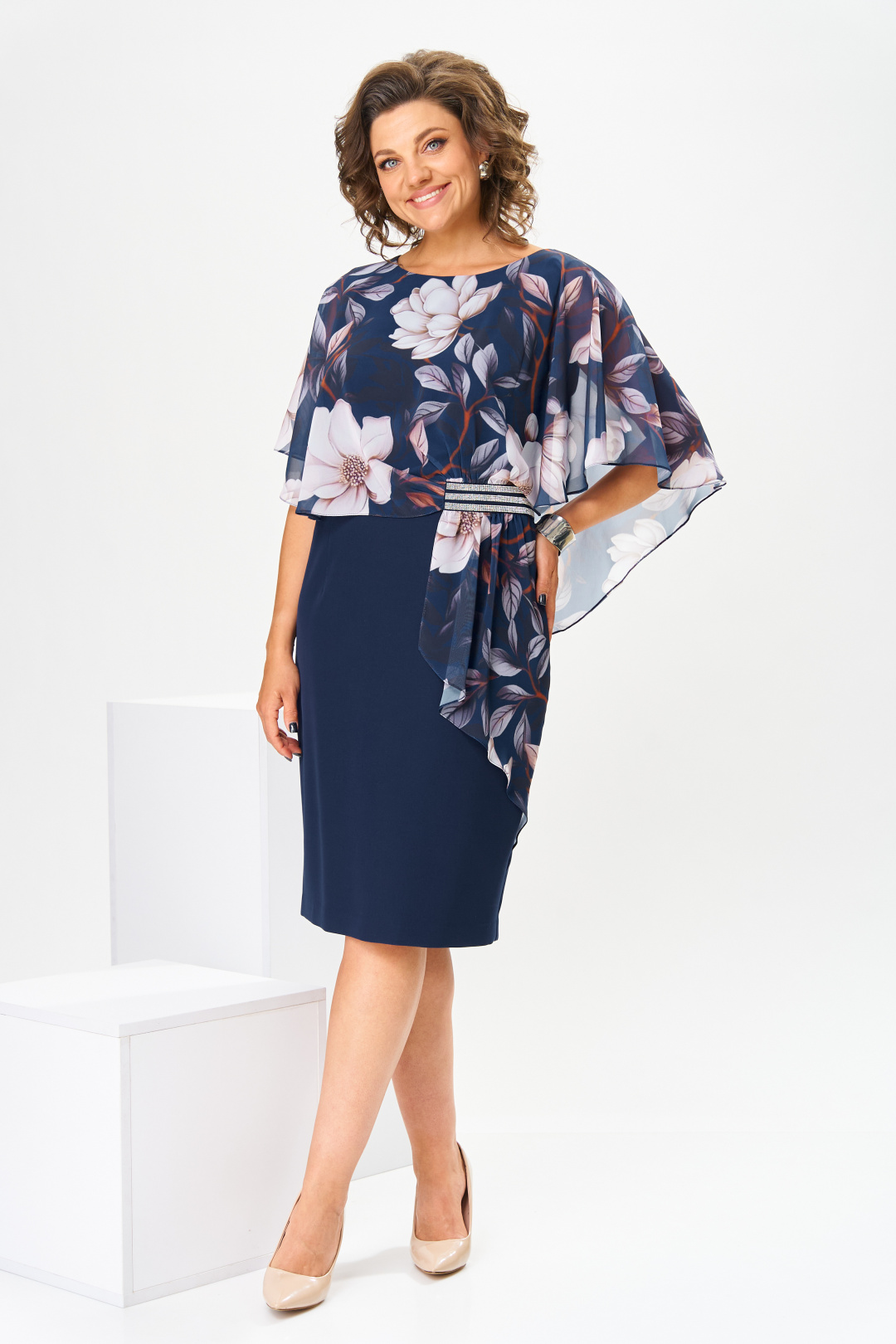 Платье Romanovich Style 1-2371 молочные цветы - фото 4