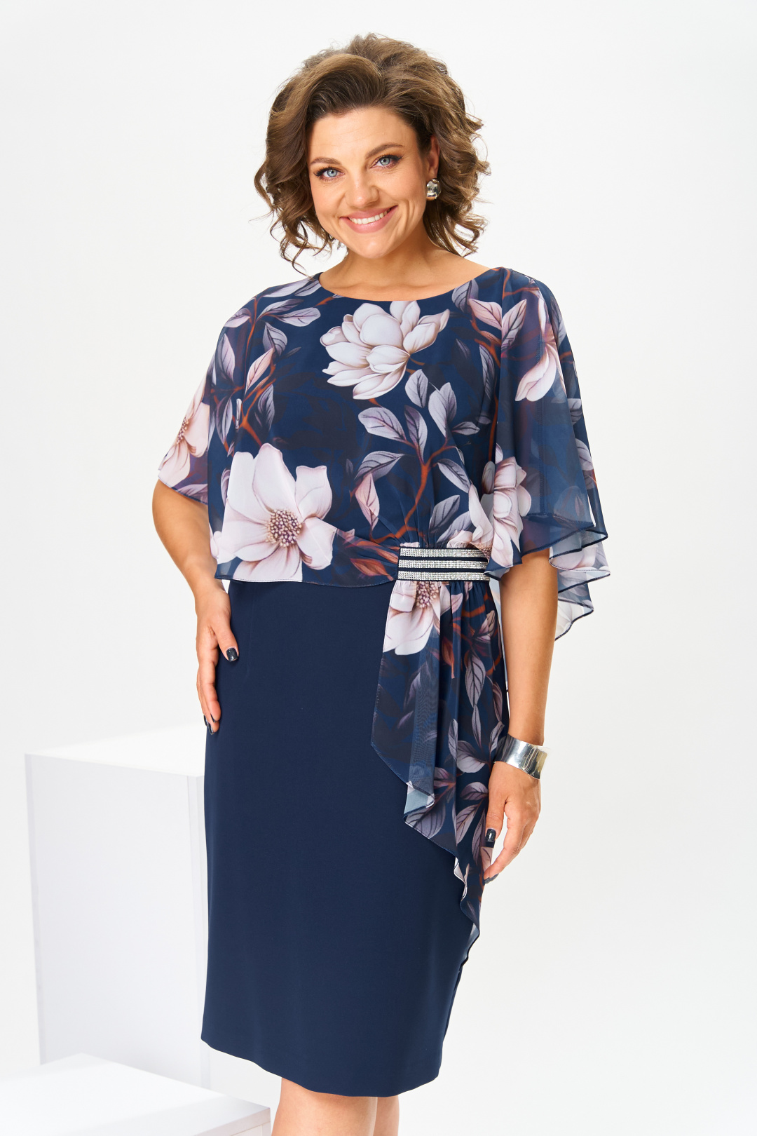 Платье Romanovich Style 1-2371 молочные цветы - фото 5