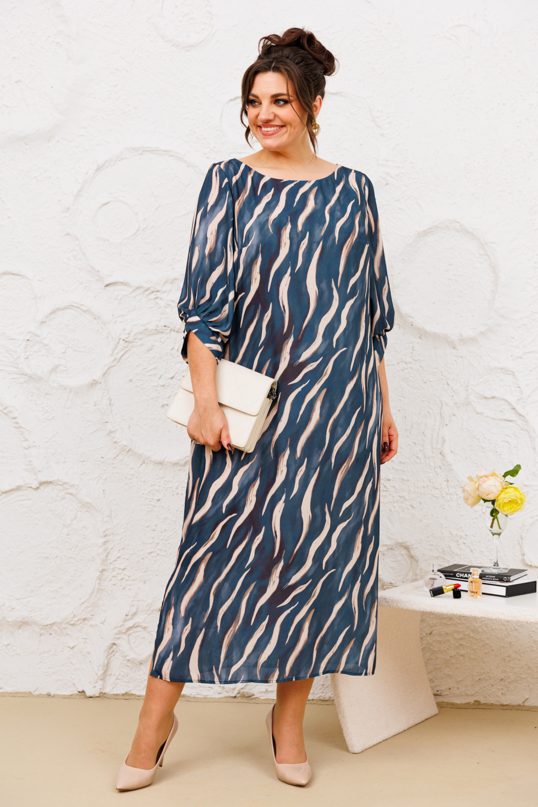 Платье Romanovich Style 1-2442 лазурно-серый - фото 2