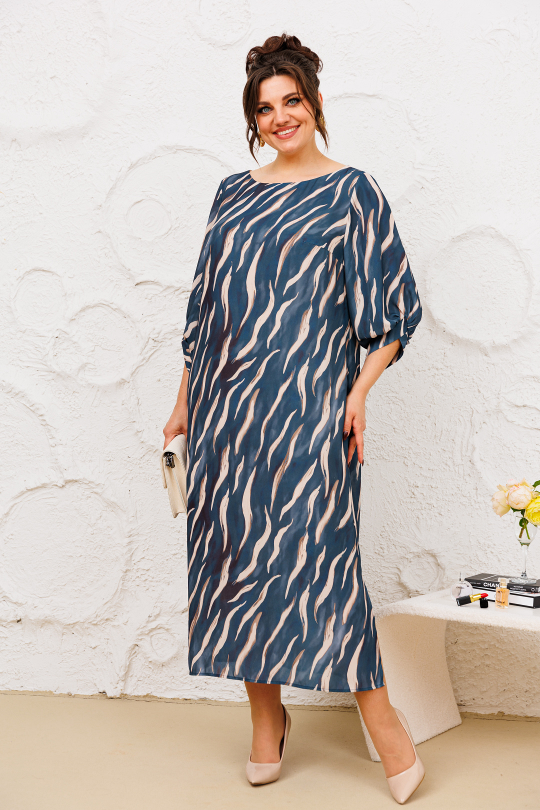 Платье Romanovich Style 1-2442 лазурно+синий - фото 1