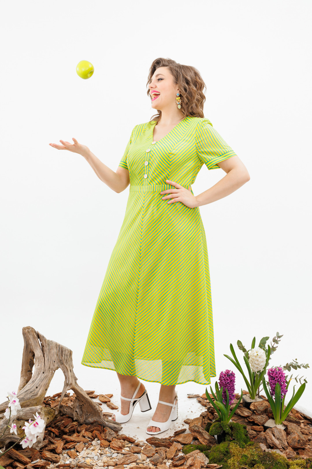 Платье Romanovich Style 1-2507 жёлтый