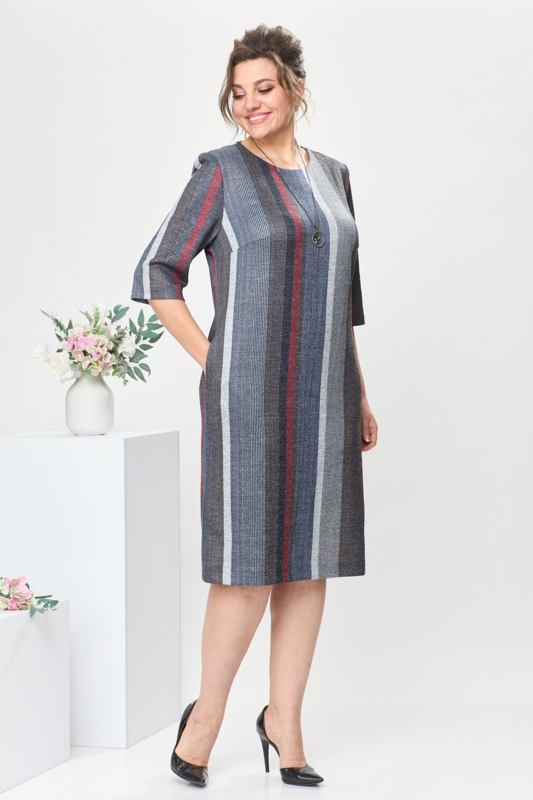 Платье Romanovich Style 1-2639 полоска - фото 2