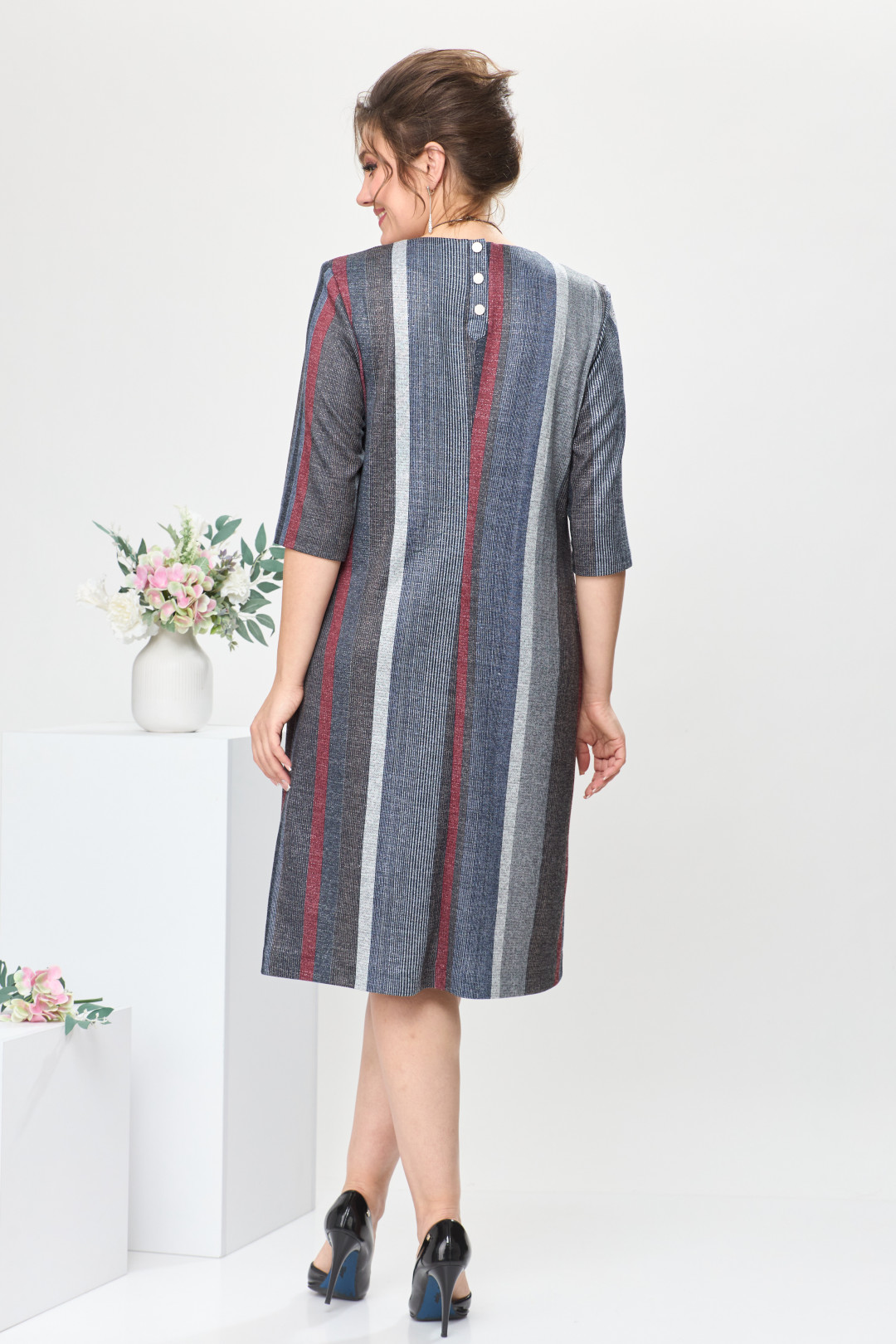 Платье Romanovich Style 1-2639 полоска - фото 4