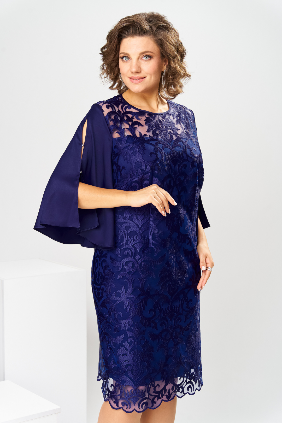 Платье Romanovich Style 1-2728 синий-1 - фото 5