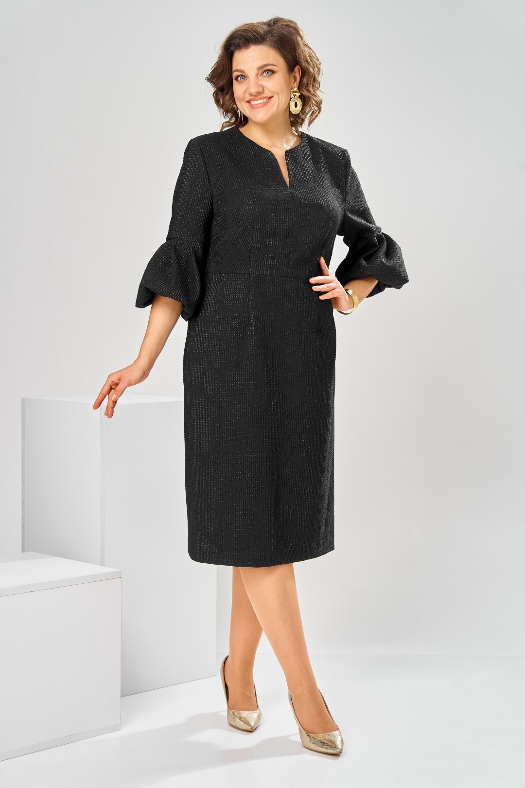 Платье Romanovich Style 1-2809 черный - фото 2