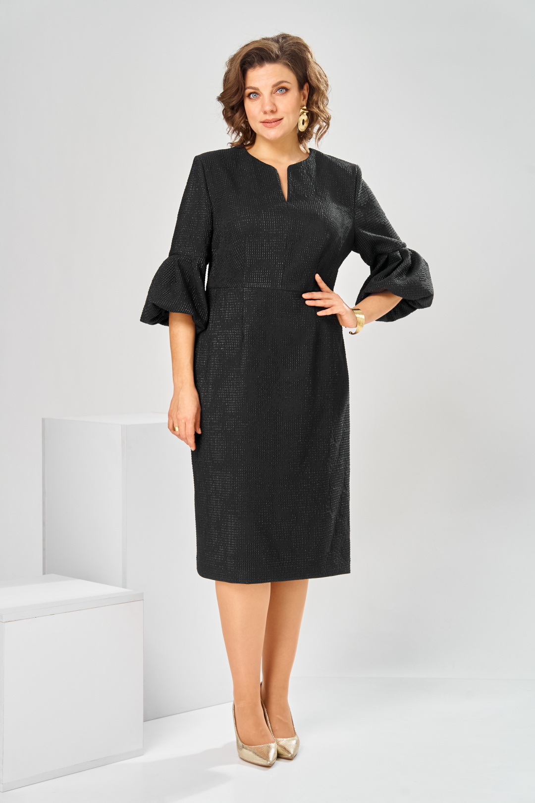 Платье Romanovich Style 1-2809 черный - фото 4