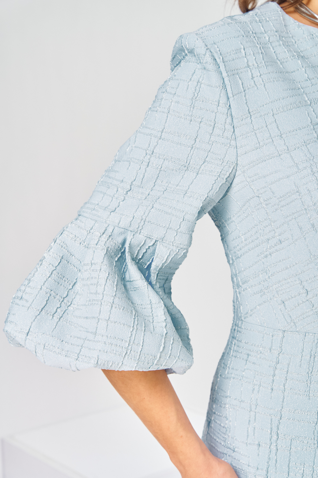 Платье Romanovich Style 1-2809 голубой + штрихи