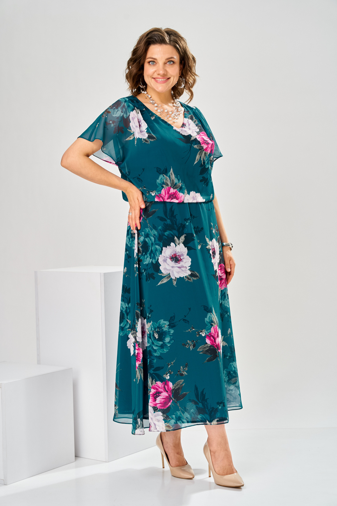 Платье Romanovich Style 1-2825 изумрудный