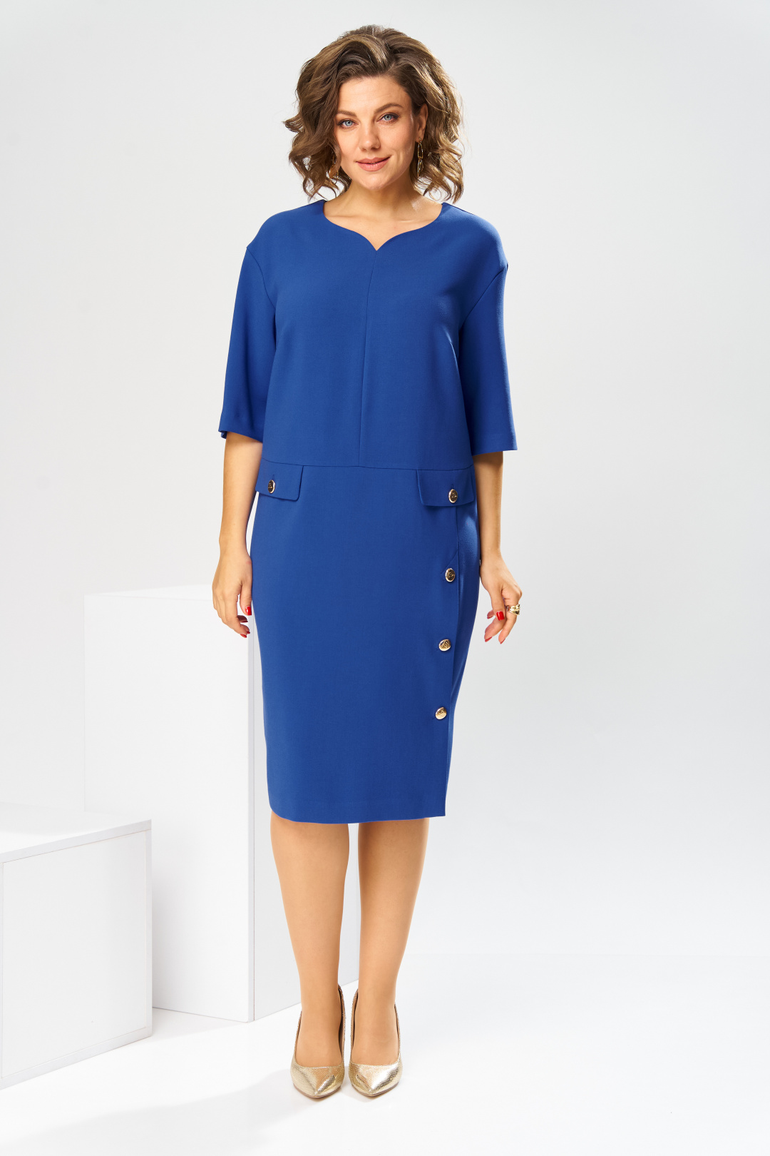 Платье Romanovich Style 1-2829 василёк