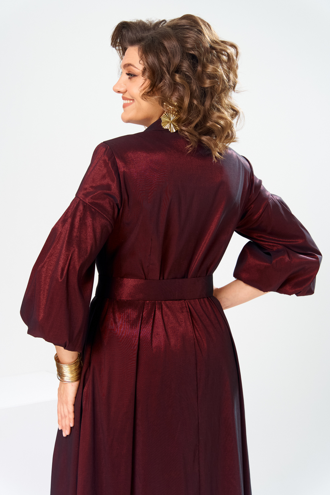Платье Romanovich Style 1-2837 бордовый-1 - фото 2