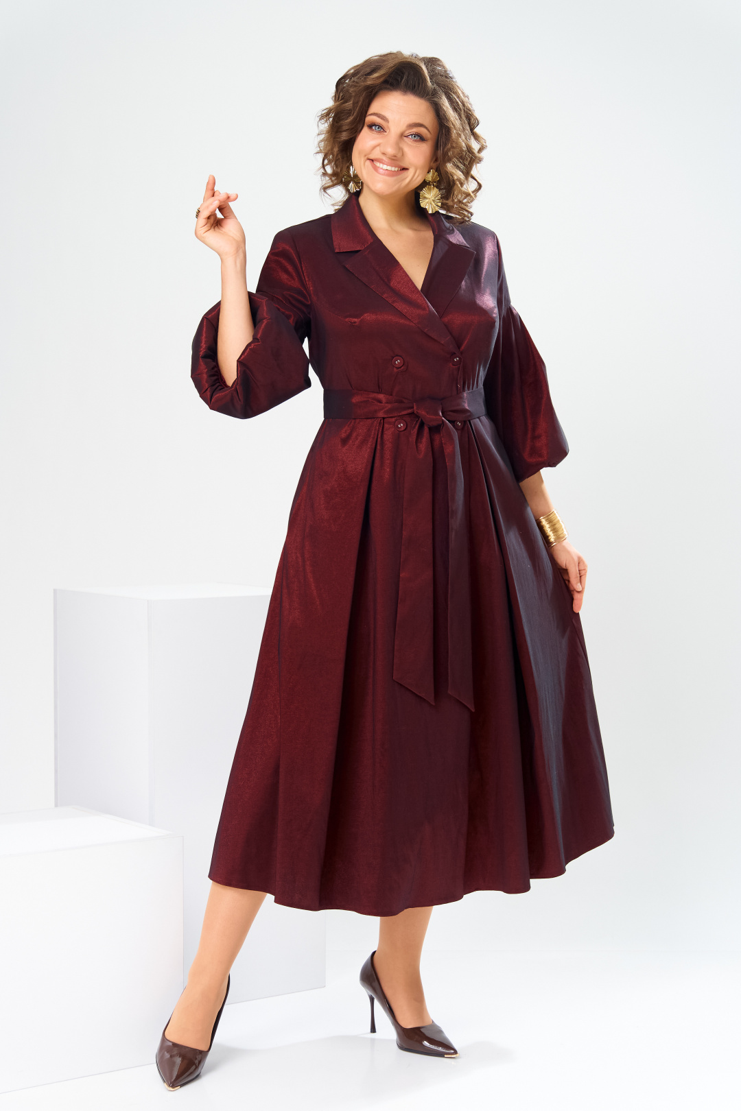 Платье Romanovich Style 1-2837 бордовый-1