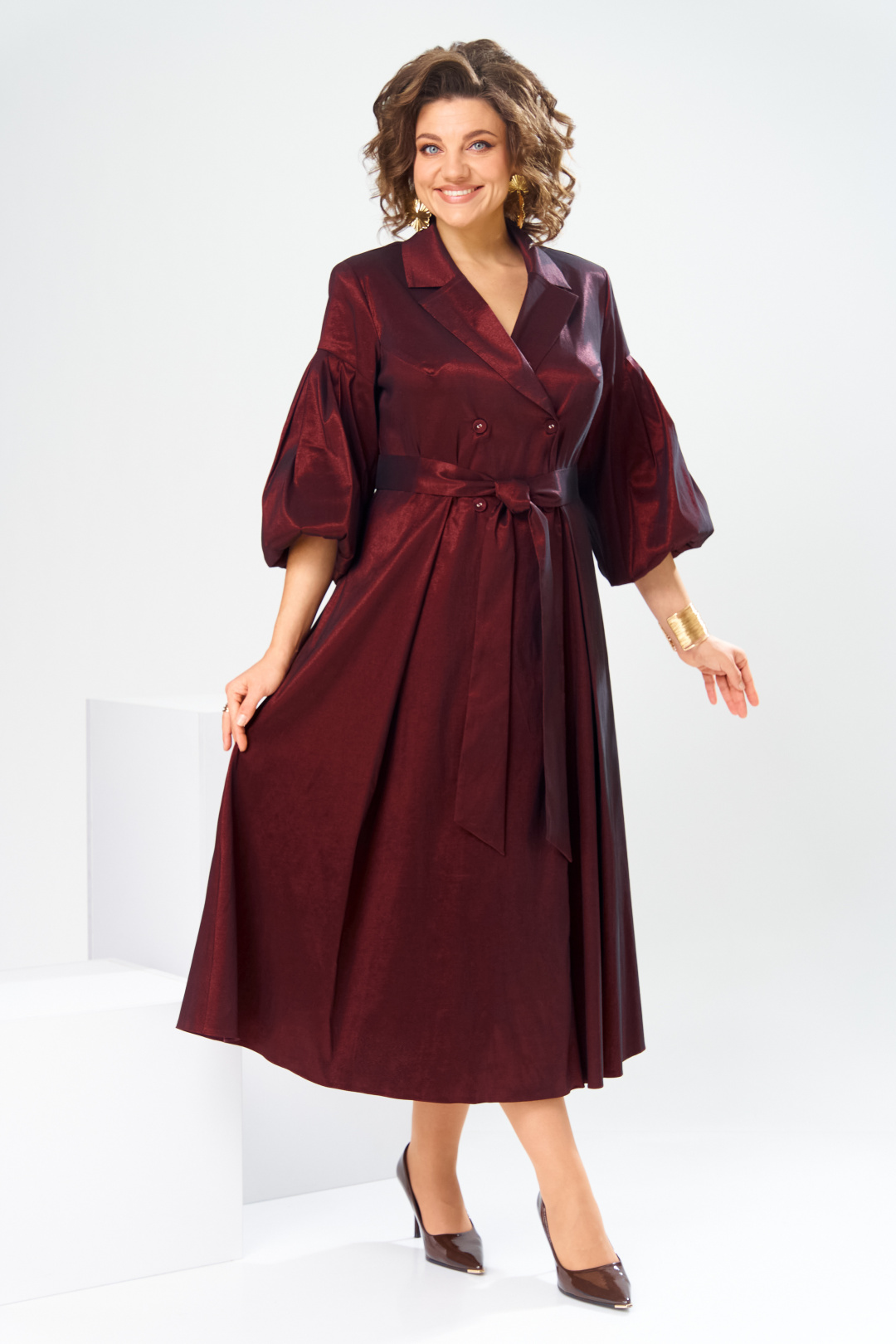 Платье Romanovich Style 1-2837 бордовый-1