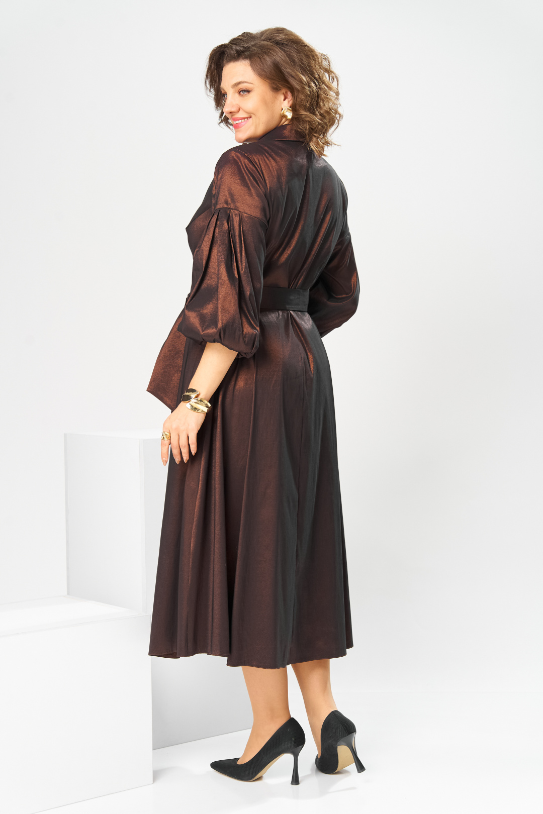 Платье Romanovich Style 1-2837 коричневый