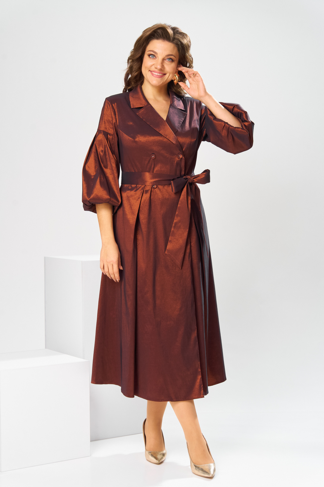 Платье Romanovich Style 1-2837 медный