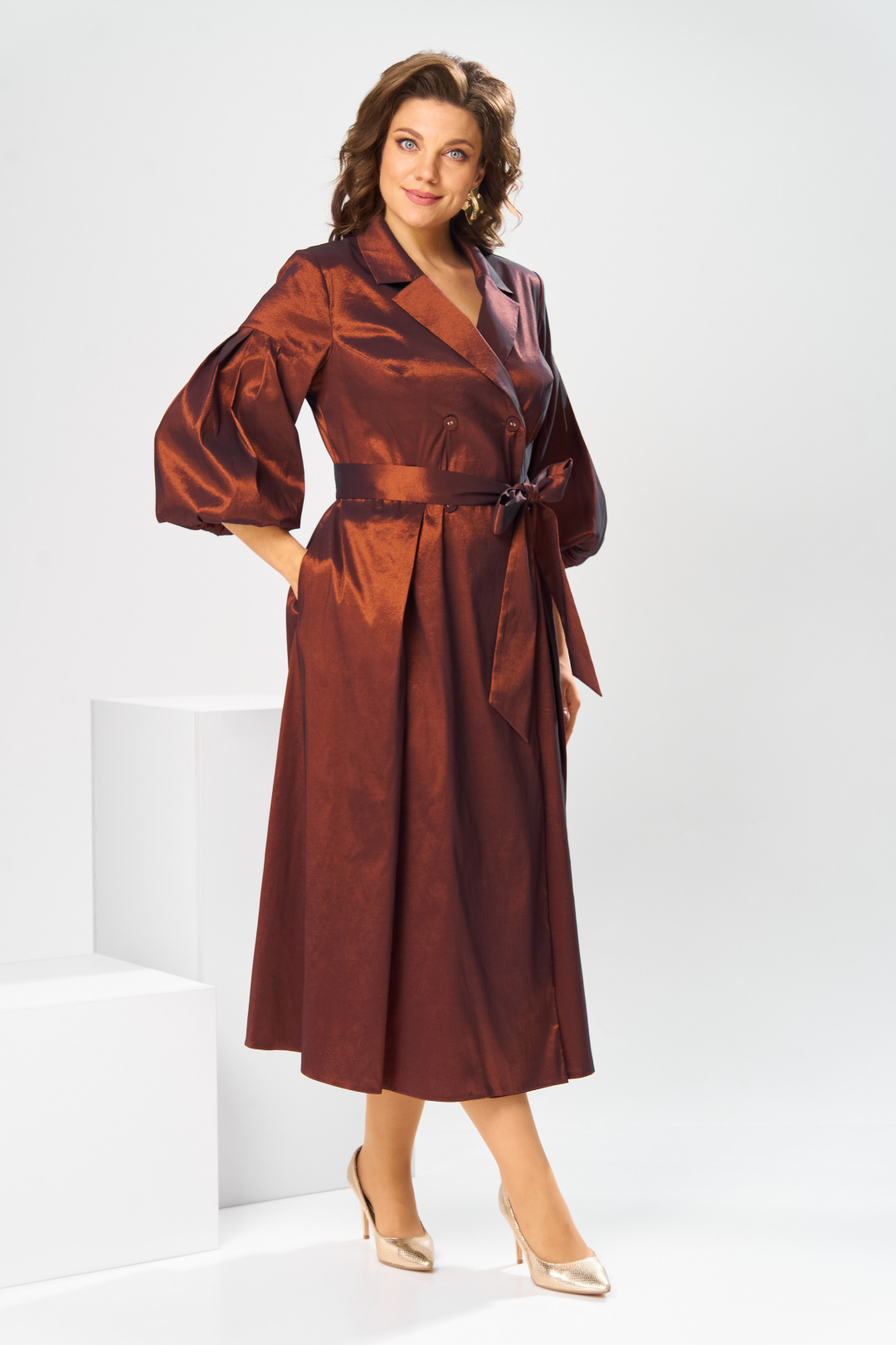 Платье Romanovich Style 1-2837 медный - фото 3
