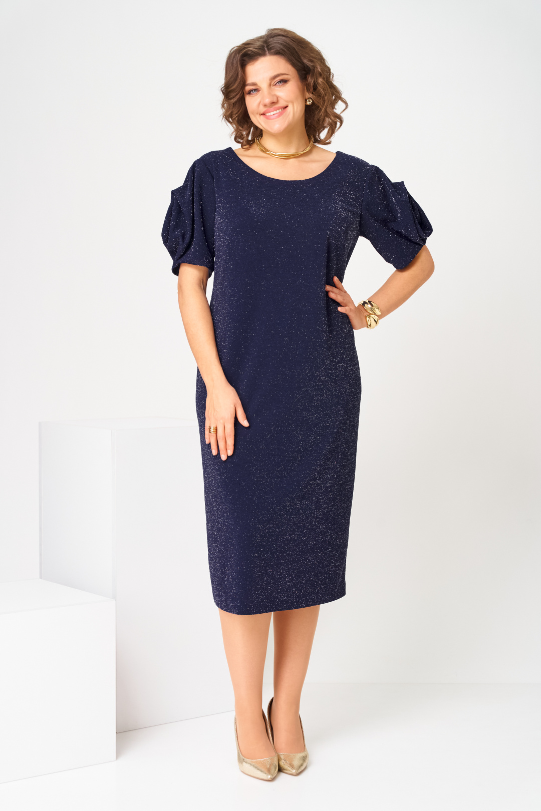 Платье Romanovich Style 1-2839 синий - фото 1