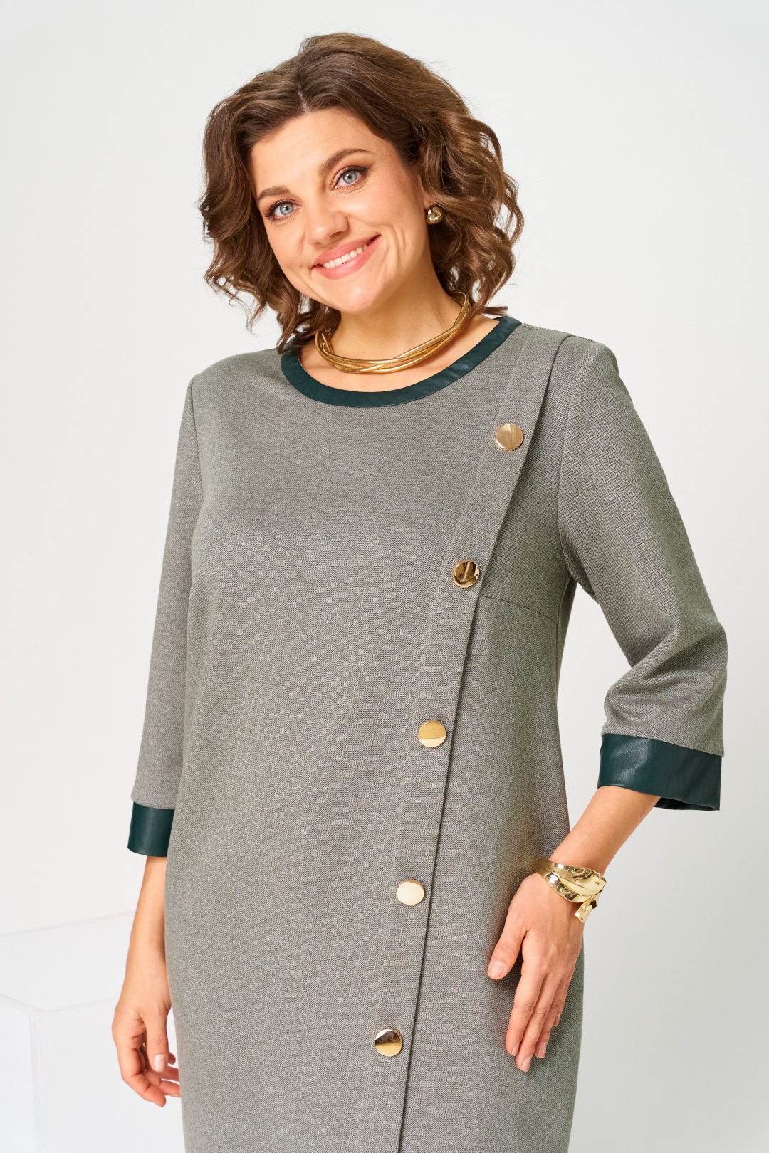 Платье Romanovich Style 1-2846 полынь