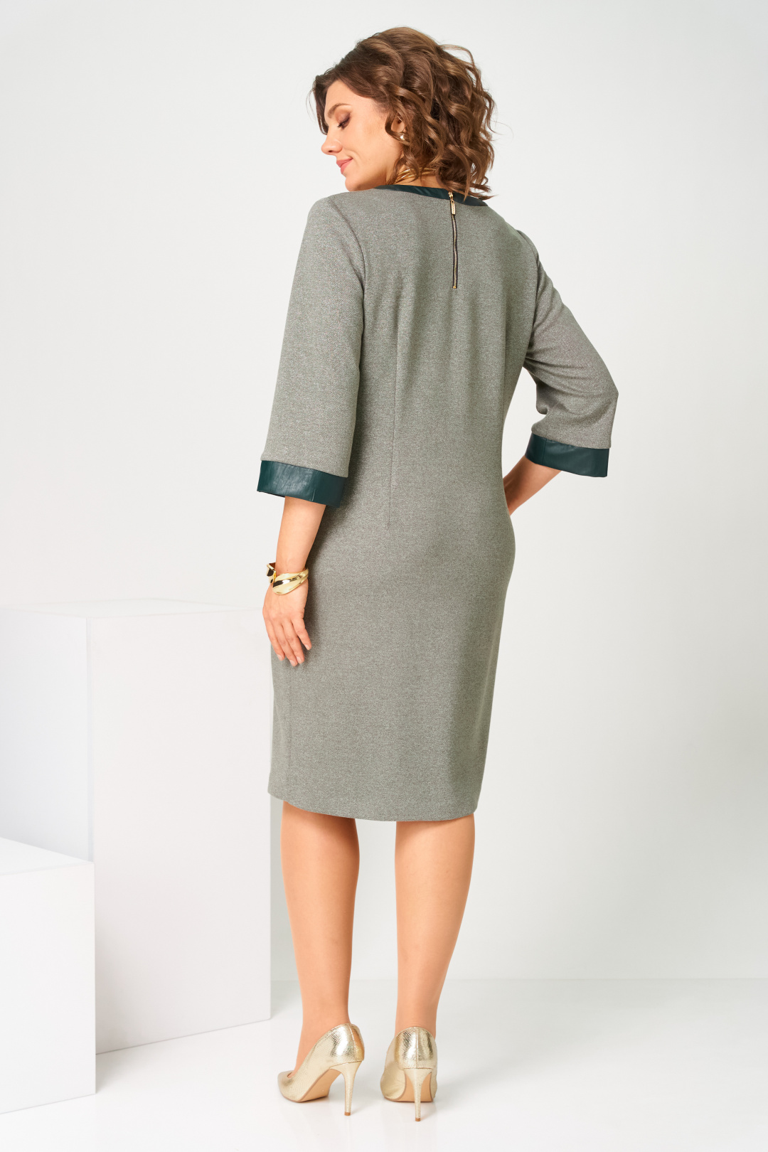 Платье Romanovich Style 1-2846 полынь