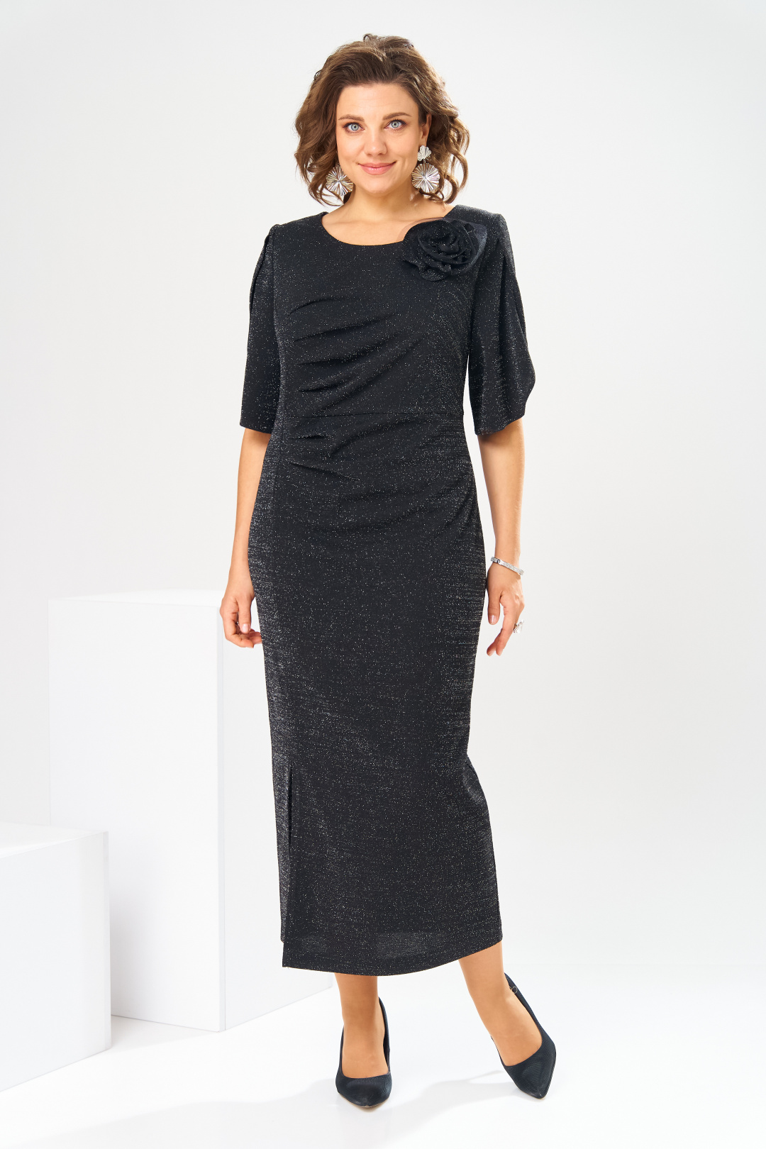 Платье Romanovich Style 1-2853 чёрный - фото 3