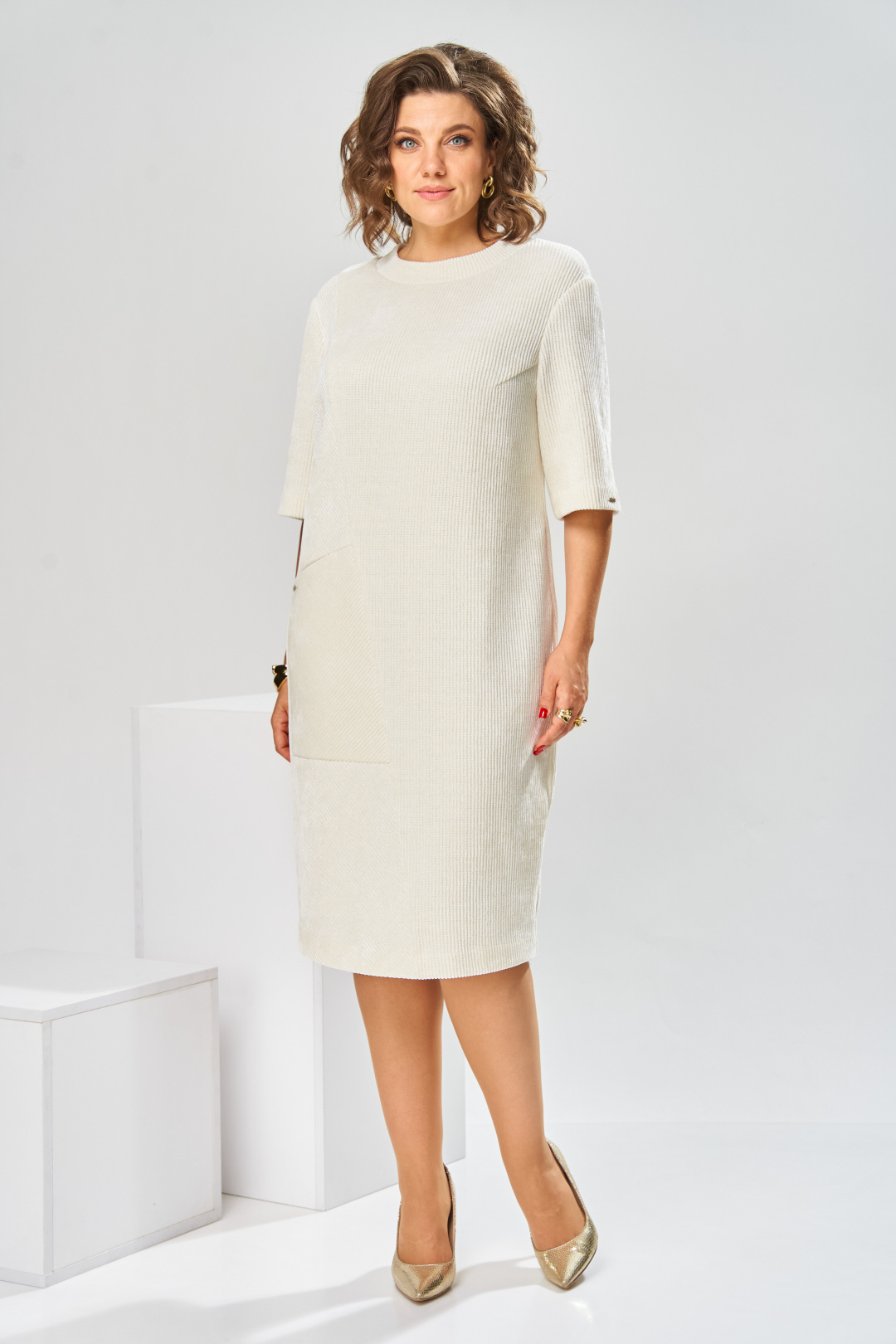 Платье Romanovich Style 1-2858 молочный - фото 5