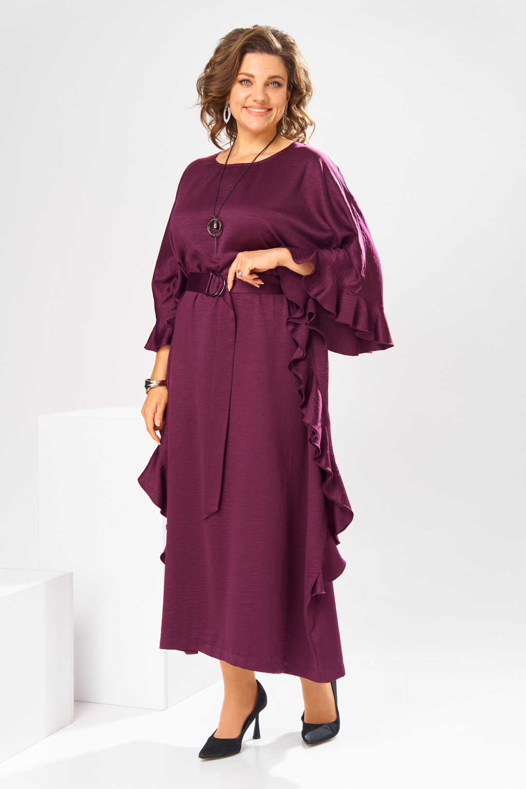 Платье Romanovich Style 1-2870 бордо - фото 3