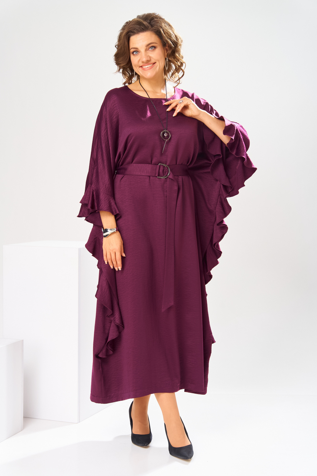 Платье Romanovich Style 1-2870 бордо - фото 4