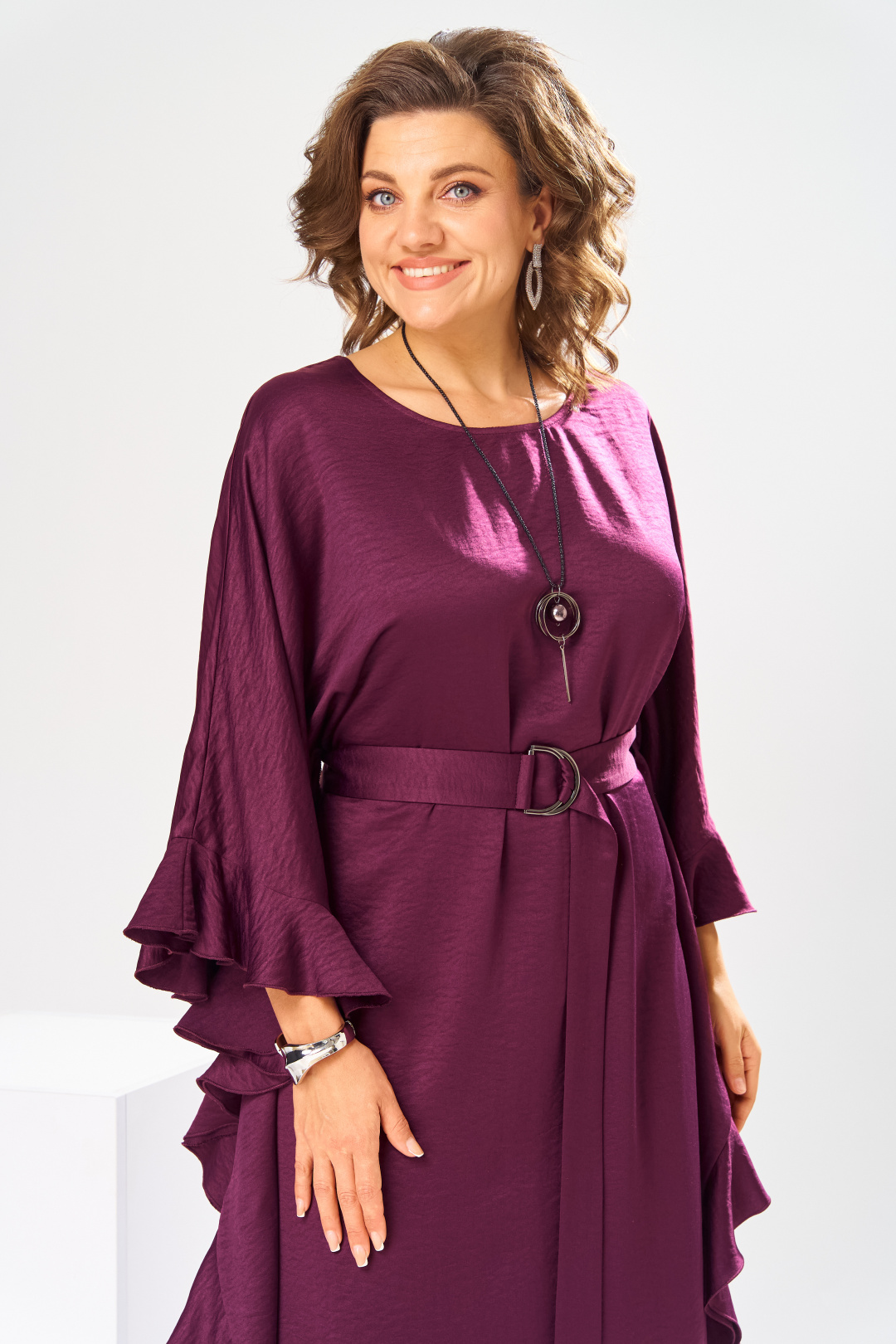 Платье Romanovich Style 1-2870 бордо - фото 5