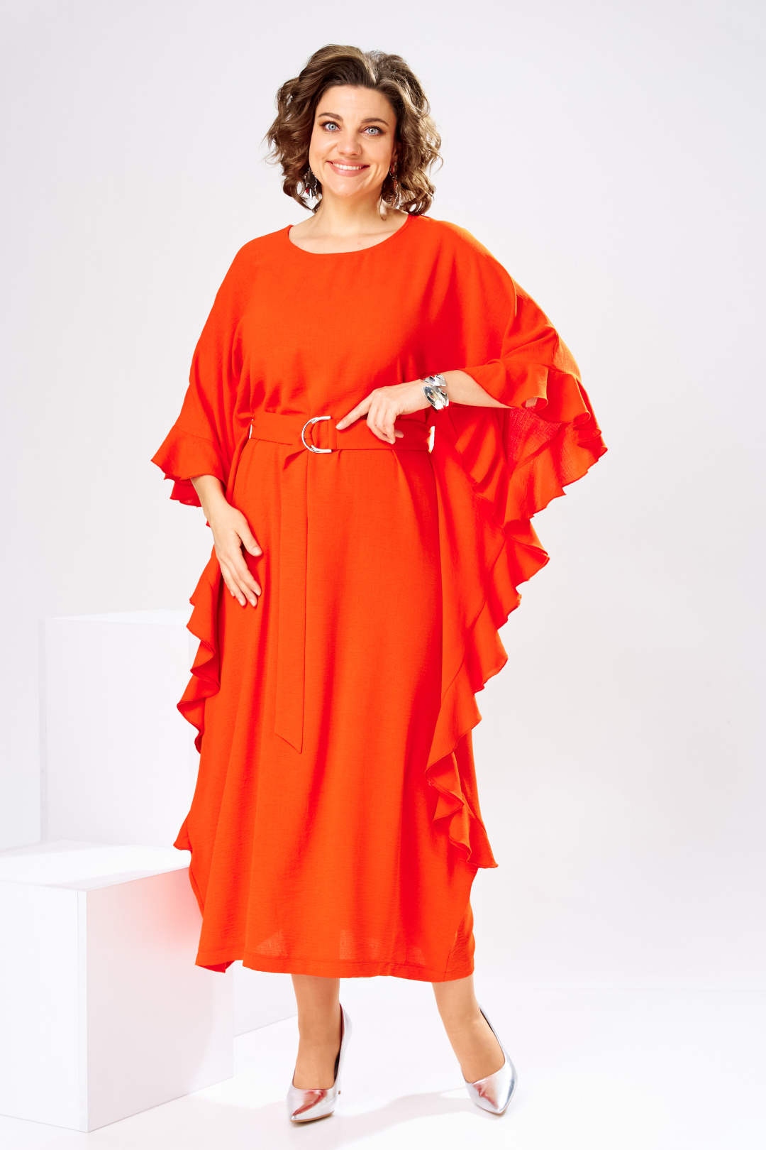 Платье Romanovich Style 1-2870 оранжевый - фото 1